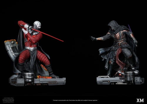 (Pre-order Closed)Darth Malak & Darth Revan Set STAR WARS Premium Collectibles 1/4 Scale Statue By XM Studios