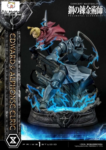 (Sold Out) Regular Version Fullmetal Alchemist Edward & Alphonse Elric CMFMA-01 1/6 Scale Statue By Prime 1 Studio