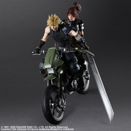 (Pre-order)Square Enix Final Fantasy VII Remake PLAY ARTS Kai Jessie, Cloud & Bike SET