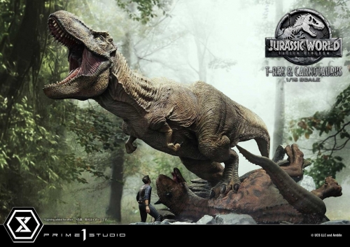 (Pre-order) Regular Ver. Jurassic World: Fallen Kingdom (Film) Tyrannosaurus-Rex & Carnotaurus LMCJW2-07 1/15 Scale Statue By Prime 1 Studio