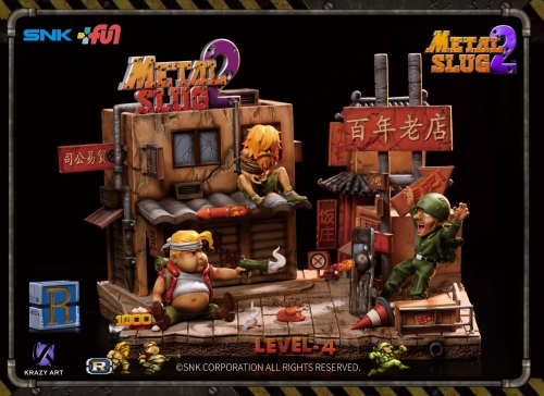 (Pre-order) Metal Slug 2 Chinatown License Statue by Krazy Art