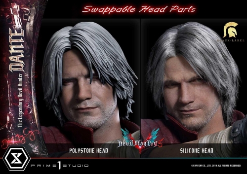 (Pre-order) Devil May Cry V Dante Black Label HDMMBLDMCV-01 1/2 Scale Statue By Prime 1 Studio (Silicone Head)