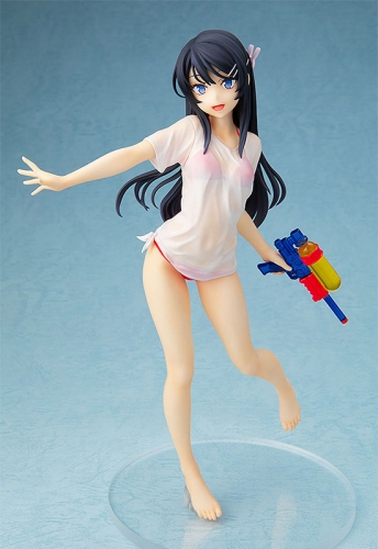 (Pre-order) Chara-ani Rascal Does Not Dream of Bunny Girl Senpai Mai Sakurajima Water Gun Date ver. 1/7 Figure