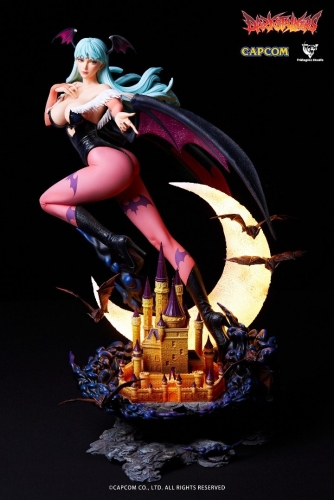 (Pre-order Closed) Capcom Darkstalker Morrigan Player 1 Licensed 1/4 Scale Statue By TriEagles Studio