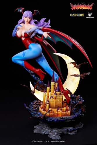 (Pre-order Closed) Capcom Darkstalker Morrigan Player 2 Licensed 1/4 Scale Statue By TriEagles Studio