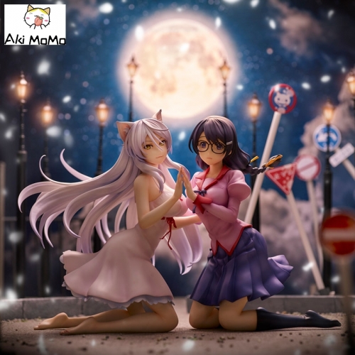 (Pre-order) Union Creative Nekomonogatari Tsubasa Hanekawa 2pk Set Complete Figure (Rerelease)