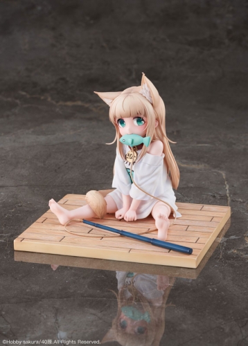 (In Stock) Hobby sakura Uchi no Neko ga Onnanoko de Kawaii Kinako Sitting Fish ver. 1/6 Figure