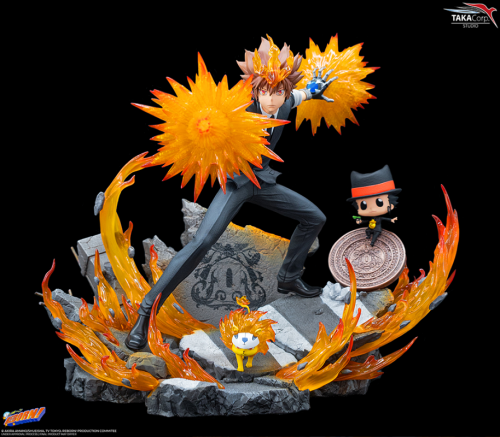 (Pre-order) Tsuna, Reborn & Natsu Katekyo Hitman Reborn 1/6 Scale Statue By Taka Corp Studio