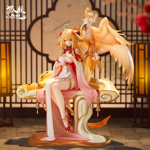 (Back-order) Yuewen Fox Spirit Matchmaker Tushan Honghong Golden Feather Dress Ver. 1/7 Figure (Bonus)