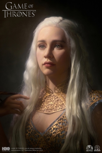 (Pre-order) Game of Thrones Mother of Dragons Daenerys Targaryen  1/1 Life-Size Bust By Infinity Studio