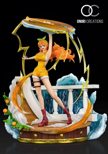 (Pre-order) One Piece: Stampede Nami Thunderbolt Tempo 1/6 Scale Statue By Oniri Creations