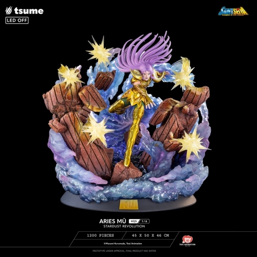 Saint Seiya HQS Series Stardust Revolution Aries Mu 1/6 Scale Statue By Tsume Art