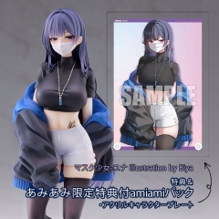 [Bonus] Masked Girl - Yuna illustration by Biya 1/7 Figure amiami Pack