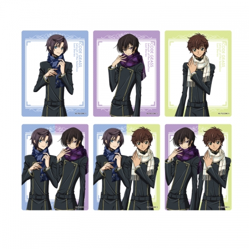 Acrylic Card Set of 6 Code Geass Lelouch of the Rebellion Lost Stories 01 Original Illustration