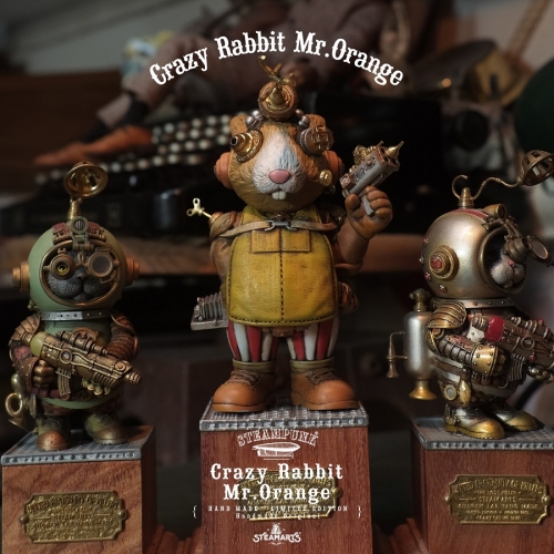 Crazy Rabbit Mr.Orange Statue By STEAMARTS