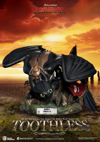 How to Train Your Dragon 3:The Hidden World Toothless Statue By Beast Kingdom