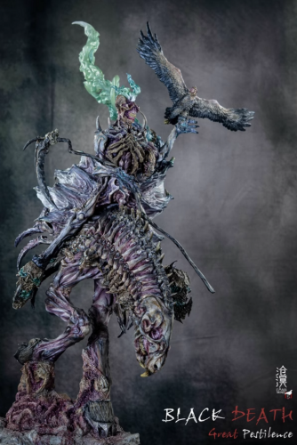 Black Death Painted Statue By Cang Ming Studio