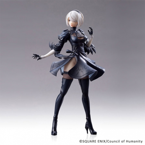 Square Enix NieR:Automata Ver.1.1a Statuette - 2B (YoRHa No. 2 Type B) No Goggles Ver.