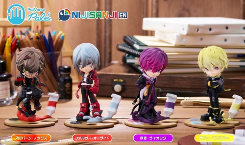 Bushiroad Creative PalVerse Pale. NIJISANJI EN Alban Knox & Sonny Brisko & Uki Violeta & Fulgur Ovid Set of 4