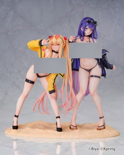 Yuna & Sayuri 1/6 Scale Figures - 2 Figure Set w/Special Base Illustration by Biya & K Pring (Single Shipment)