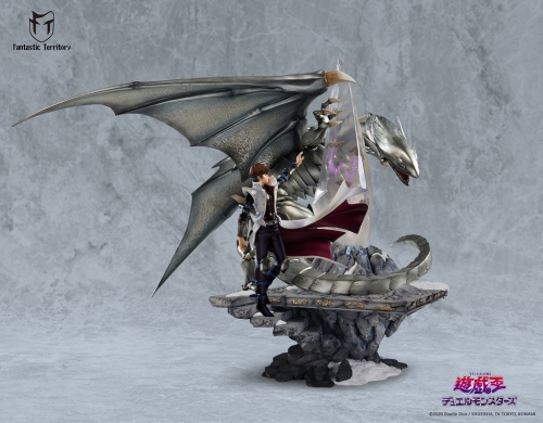 Yu-Gi-Oh! Duel Monsters Seto Kaiba & Blue Eyes White Dragon Statue By Fantastic Territory