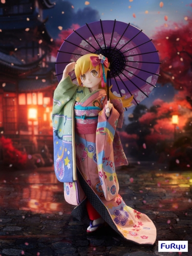 FURYU Yoshitoku x F:NEX Monogatari Series Shinobu Oshino -Japanese Doll- 1/4 Scale Figure (Single Shipment)