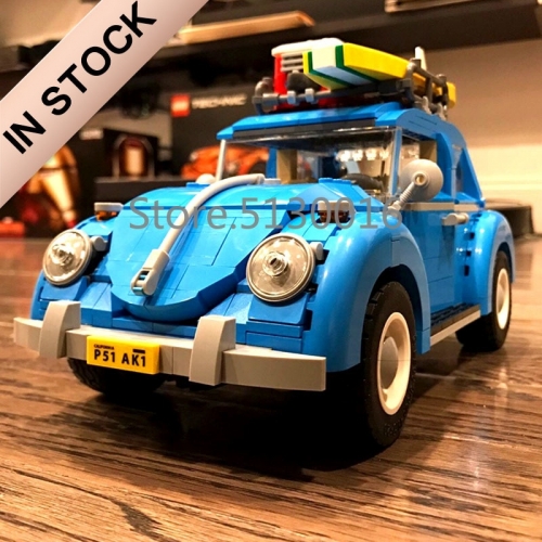 Classic Beetle Car 1167Pcs Moc Model Modular Building BlocksBricks Toys 21003 39007 10566 10252