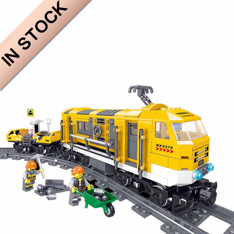 Technic Trains Railway Maintenance Car With Track QL0308 431Pcs Moc ...