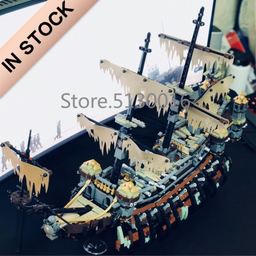 Pirates of the Caribbean Silent Mary 2370Pcs Moc Model Modular Building Blocks Bricks Toys 16042 71042 51120 180049 180141
