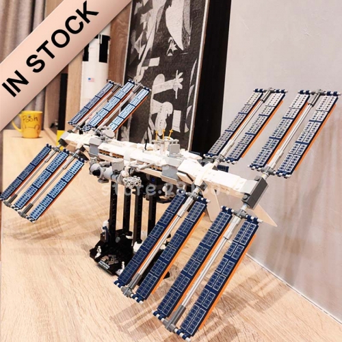 Ideas International Space Station 864Pcs Moc Model Modular Building Blocks Bricks Toys 21321 60004