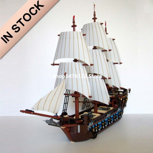 Pirates of the Caribbean Imperial Flagship 1664pcs Moc Model Modular Building Blocks Bricks Toys 10210 22001 39010 SY1201 83038 180056 K19003