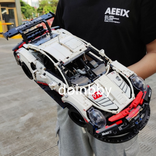 Technic Por-sche RSR 911 Super Racing Car 1580Pcs Moc Model Modular Building Blocks Bricks Toys 88001 42096 13387 20097 90066 180104 11001 K8002 10002