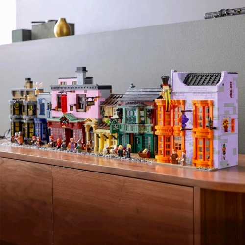 Movie Harry Potter Diagon Alley 5500PCS 20007 Moc Model Modular Building Blocks Bricks Expert 75978 70071