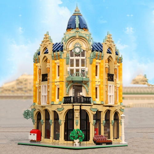 Jiestar Creator Expert Street Views Corner Post Office 4226Pcs Moc Model Modular Building Blocks Bricks Toys 89111