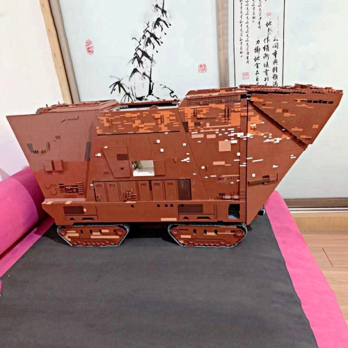 Mould King Star Wars Series Sandcrawler With Full Iinterior 13567Pcs With RC Building Blocks Bricks 21009 10144 05038