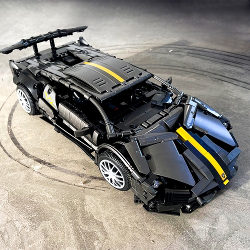 Technic Lambor-ghini Murcielago Super Racing Car Moc Model Modular Building Blocks Bricks 023015 1337Pcs Toys