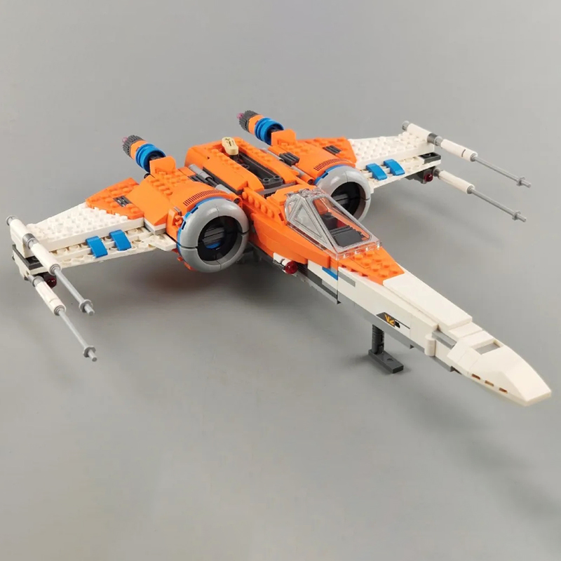 Star Wars Series Poe Dameron's X-wing Fighter Moc Model Modular ...