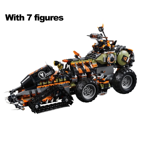 King Ninjago Series Die-selnaut 1320Pcs Moc Model Modular Building Blocks Bricks Toys A19037 70654 06089 10939 80013