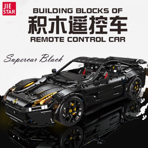 Jiestar Technic Series Super Racing Car Ferari F12 Berlinetta 3097Pcs Moc Model Modular Building Blocks Bricks Toys 91102 41271