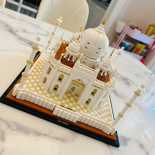 Bela Creator Expert Street View Taj Mahal 2022Pcs Moc Model Modular Building Blocks Bricks Toys 21056 60104