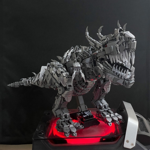 The Beast Age Mechanical Tyrannosaurus Rex Dinosaur Moc Model Modular Building Blocks Bricks Toys QD66001