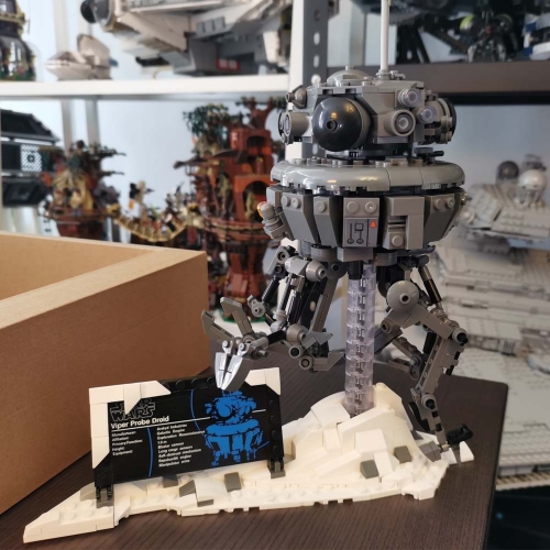 King Star Wars Imperial Probe Droid 692Pcs Moc Model Modular Building Blocks Bricks Toys 99918 75306