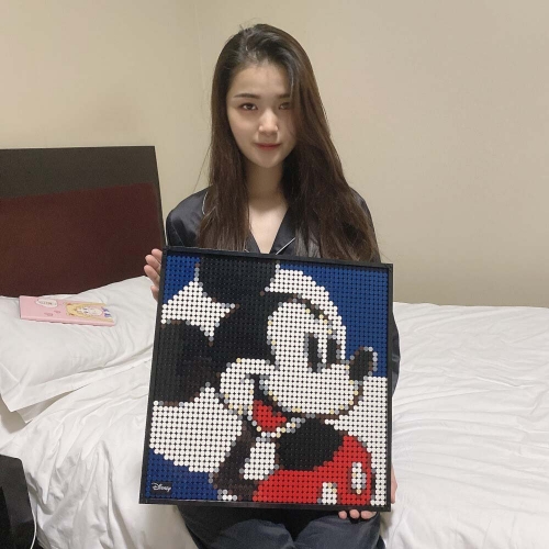Ideas Diseny's Mickey Mouse Art Picture 2658Pcs Moc Model Modular Building Blocks Bricks Toys 31202 8901 9005  6901