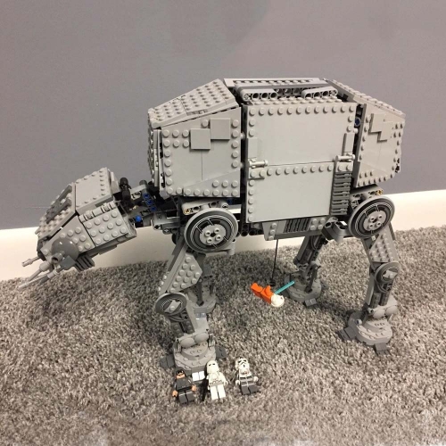 King Star Wars 1168Pcs Motorized Walking AT-AT Moc Model Modular Building Blocks Bricks Toys 10178 05050 81052 180017 60004 19042