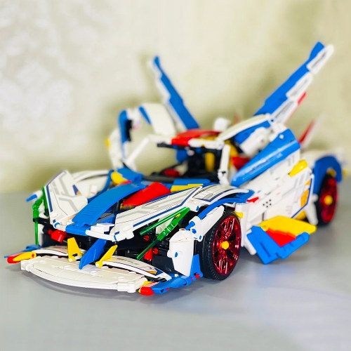 Moyu Technic Super Racing Car Apollo Project Evo Moc Model Modular Building Blocks Bricks Toys MY88007 MY88007A
