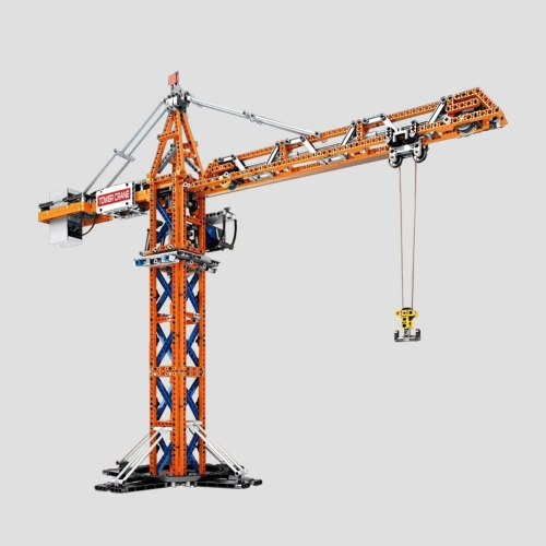 Reobrix Technic Tower Crane With Motor 1288Pcs Moc Model Modular Building Blocks Bricks Toys RE22013