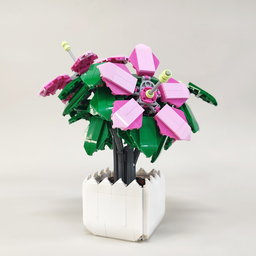 Jiestar Ideas Botanical Collection Bellflower Rose Plants Moc Model ...