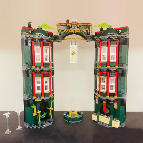 Harry Potter The Ministry of Magic 990Pcs With Figures Moc Model Modular Building Blocks Bricks Toys 76403 6403