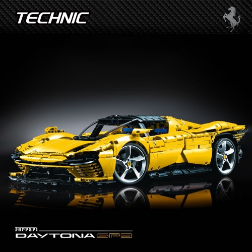 Technic Super Racing Car Fer-rari Daytona SP3 3778Pcs Moc Model Modular Building Blocks Bricks Toys 43143