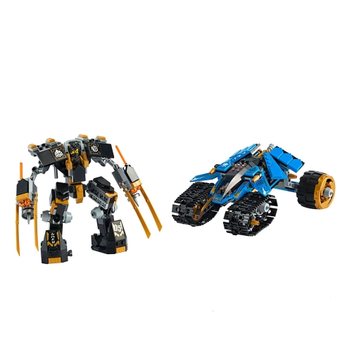 Ninjago Thunder Raider With Figures 576Pcs Moc Model Modular Building Blocks Bricks Toys 71699 11493 21493
